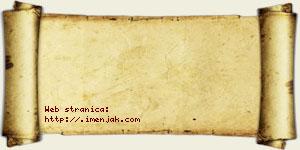 Poleksija Jačović vizit kartica